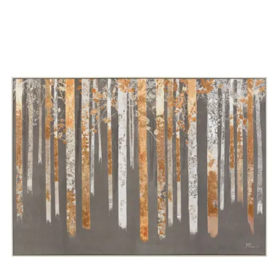 Guilded Silence Framed Canvas