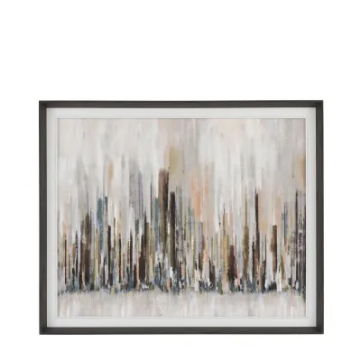 Urban Silence Framed Canvas