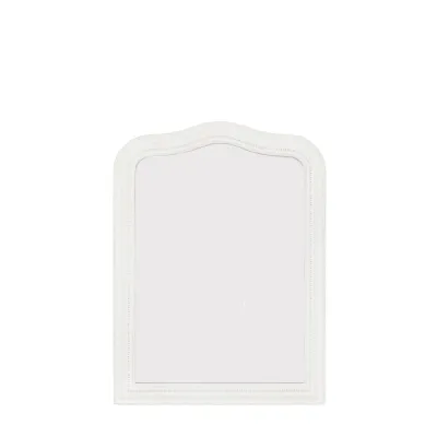 Glass Size mm 490 x 690mm Arch Mirror White