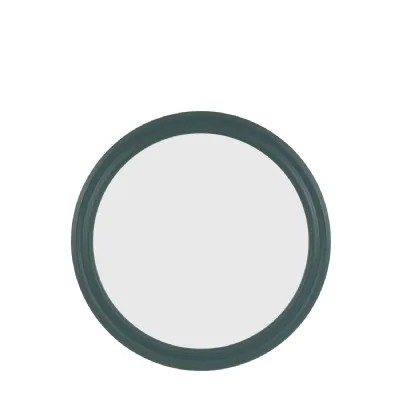 Glass Size mm 760 x 760mm Round Mirror Green Large