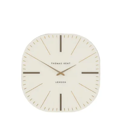 Egrit White Wall Clock Snow White 22 inches