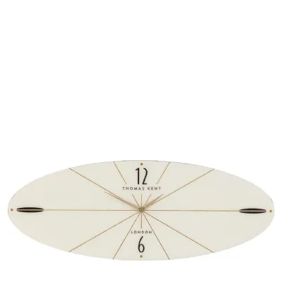 Greenwich Ellipse Wall Clock Snow White