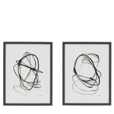 Momentum I And Ii Framed Art Set Of 2