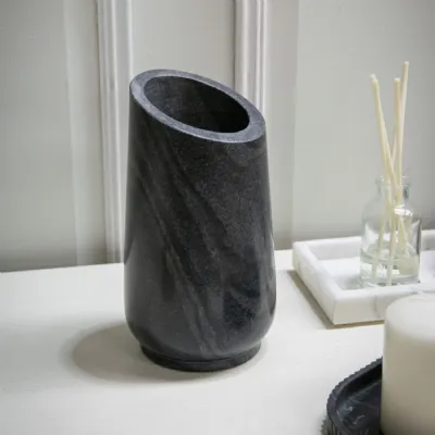 Arlet Black Marble Vase