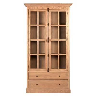 Lyon American Oak Two Drawer Cabinet