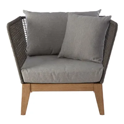 Grey Rope Armchair
