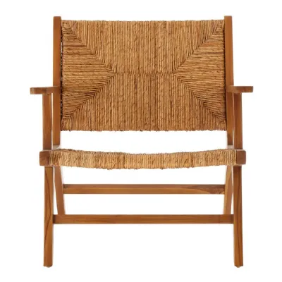 Natural Wood Armchair