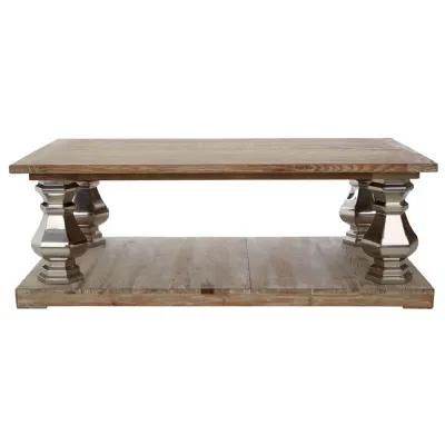 Pine Wood Coffee Table
