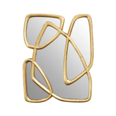 Asymmetric Modern Art Wall Mirror