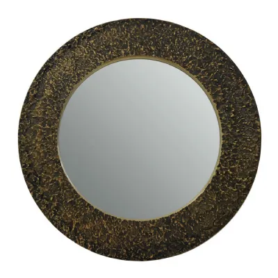 Antique Robust Aluminium Copper Finish Wall Mirror