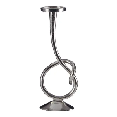Stylish Fifty Five South Twist Nickel Candle Holder