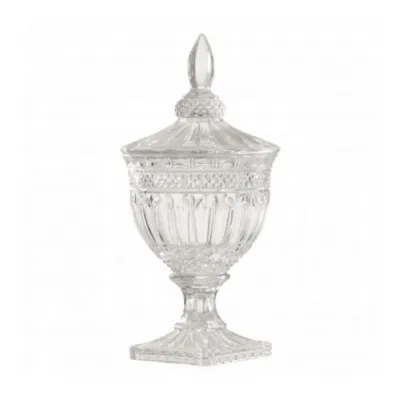 Large Decorative Glass Sweetie Jar