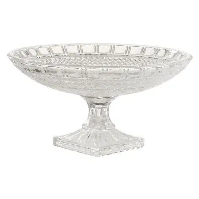 Decorative Glass Wide Lip Dish