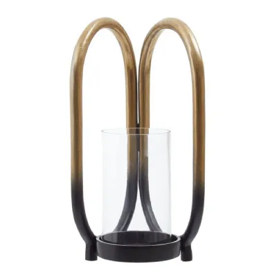 Industrial Oblong Structure Small Candle Holder