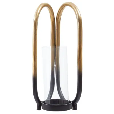 Industrial Oblong Structure Large Candle Holder