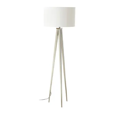 Livia Minimalist White Floor Lamp