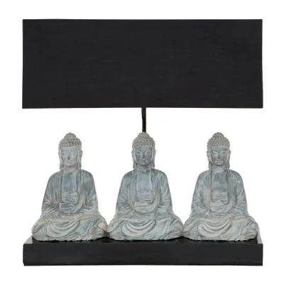 Rectangular Buddha Statue Table Lamp