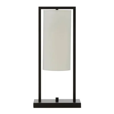 Minimal Black Iron Table Lamp