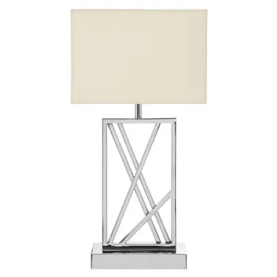 Boutique Intersecting Design Stainless Steel Table Lamp