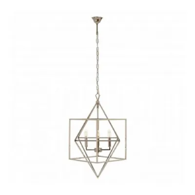 Contemporary 4 Candle Chandelier