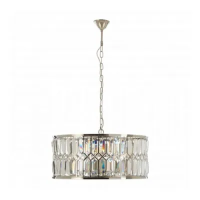 Contemporary Round Crystal Chandelier
