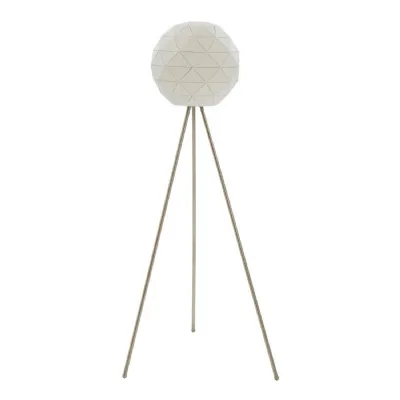 Mateo White Finish Floor Lamp