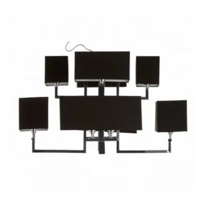 Modern Square Shaded Chandelier