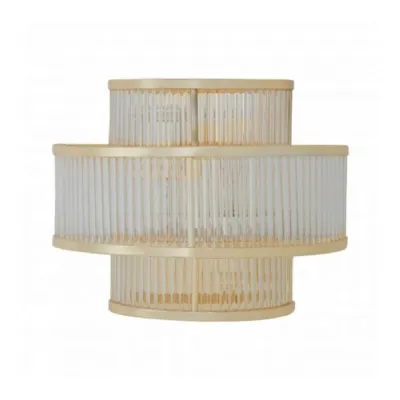 Contemporary Gold Finish 3 Tier Glass Wall Light