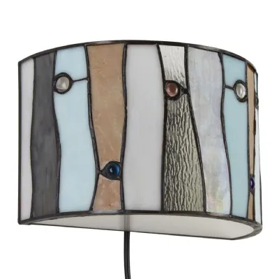 Abstract Glass Wall Light