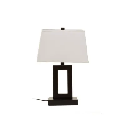 Leora Black And White Cut Out Table Lamp