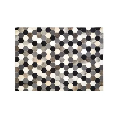 Small Hexagon Patchwork Rug