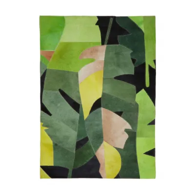 Small Botanical Print Rug