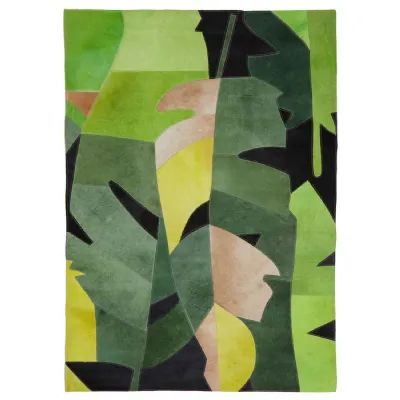 Large Botanical Print Rug