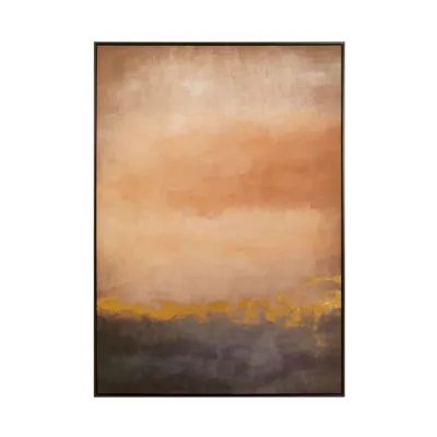 Morning Glory Mauve Canvas Artwork