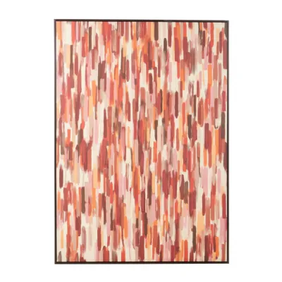 Abstract Earthy Tones Textured Canvas