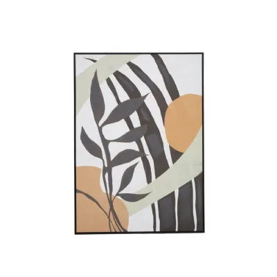 Abstract Botanical Design Canvas