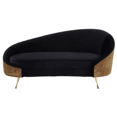Manhattan Leopard Print Chaise Longue