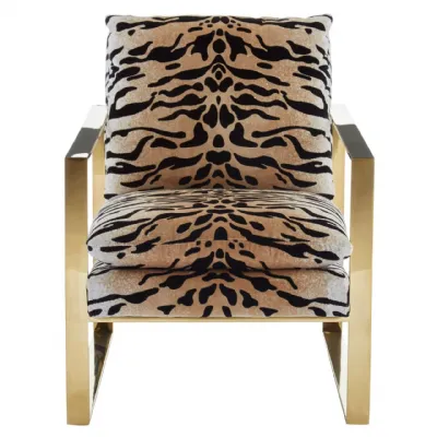Manhattan Tiger Print Armchair
