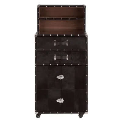 Kensington Townhouse Leather Drinks Cabinet