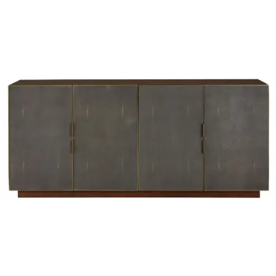 Kempton Shagreen Brass Trim Sideboard