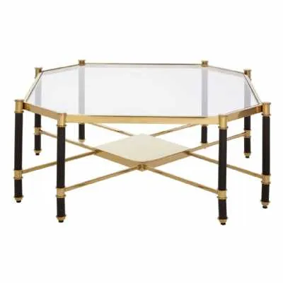 Allesi Champagne Finish Coffee Table