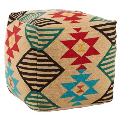 Cube Tribal Footstool
