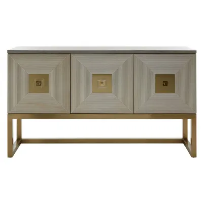 Duvali Three Door Grey Sideboard