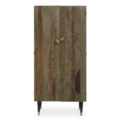 Malay Recycled Elm Wood Tall Cabinet