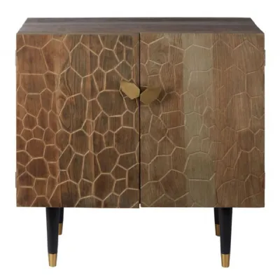 Malay Natural Elm Contemporary Sideboard