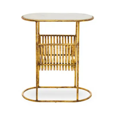 Rabia Table With Magazine Rack