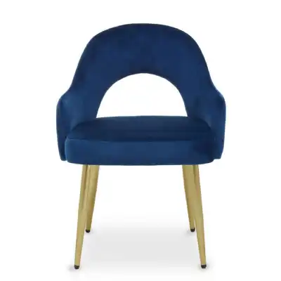 Dani Midnight Velvet Dining Chair