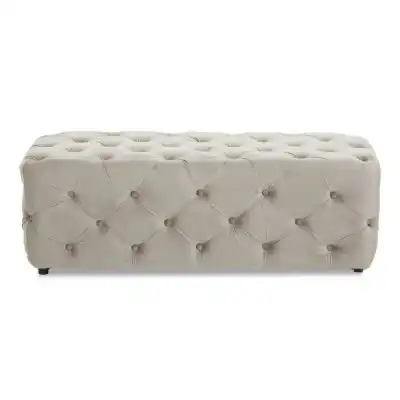 Alea Mink Velvet Bench