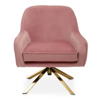 Avery Pink Velvet Chair