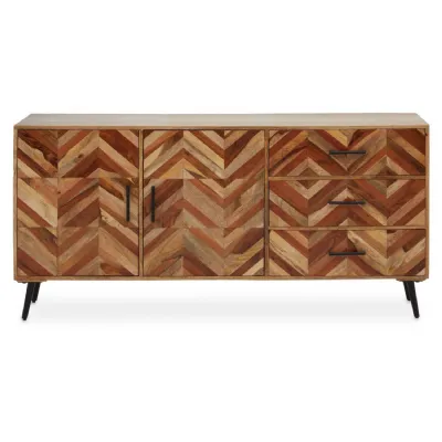Boho Two Door Mango Wood Sideboard